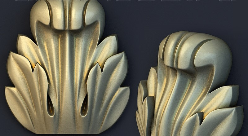 Padrões decorativos para tetos, paredes, molduras de espelhos, produção e construção de molduras 3D Modelo de Impressão 3D .c4d .max .obj .3ds .fbx .stl .blend 
