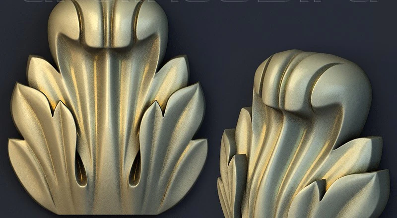 Decorative patterns for ceilings walls mirror frames picture frames production and construction 3D 3D Print Model .c4d .max .obj .3ds .fbx .stl .blend 