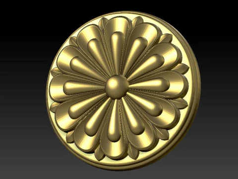 Decorative patterns for ceilings walls mirror frames picture frames production and construction 3D 3D Print Model