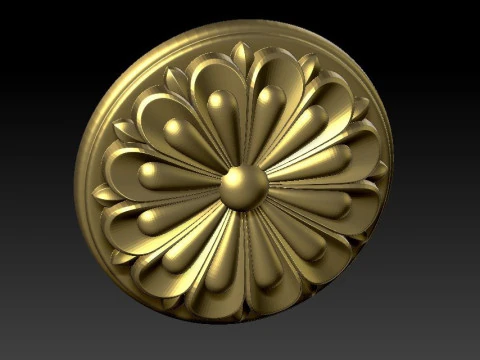 Decorative patterns for ceilings walls mirror frames picture frames production and construction 3D 3D Print Model
