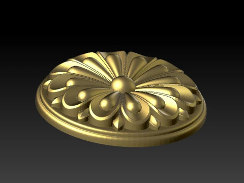 Decorative patterns for ceilings walls mirror frames picture frames production and construction 3D 3D Print Model