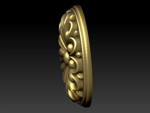 Decorative patterns for ceilings walls mirror frames picture frames production and construction 3D 3D Print Model