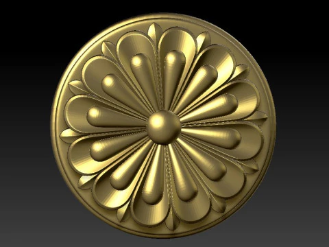 Decorative patterns for ceilings walls mirror frames picture frames production and construction 3D 3D Print Model