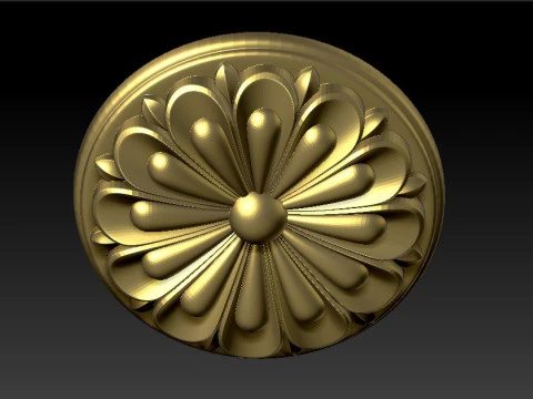 Decorative patterns for ceilings walls mirror frames picture frames production and construction 3D 3D Print Model