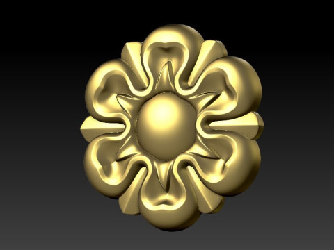 Padrões decorativos para tetos, paredes, molduras de espelhos, produção e construção de molduras Modelo de Impressão 3D