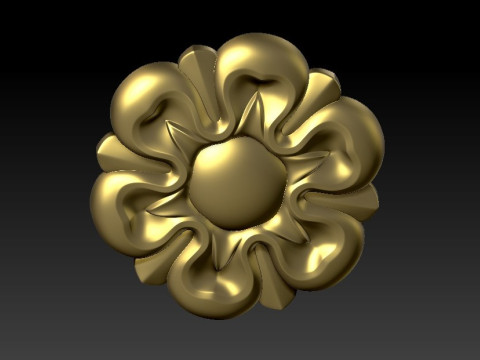 Padrões decorativos para tetos, paredes, molduras de espelhos, produção e construção de molduras Modelo de Impressão 3D