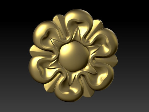 Padrões decorativos para tetos, paredes, molduras de espelhos, produção e construção de molduras Modelo de Impressão 3D