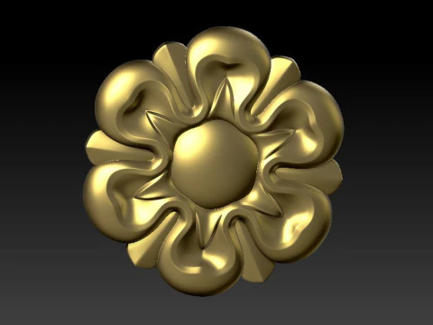 Decorative patterns for ceilings walls mirror frames picture frames production and construction 3D Print Model