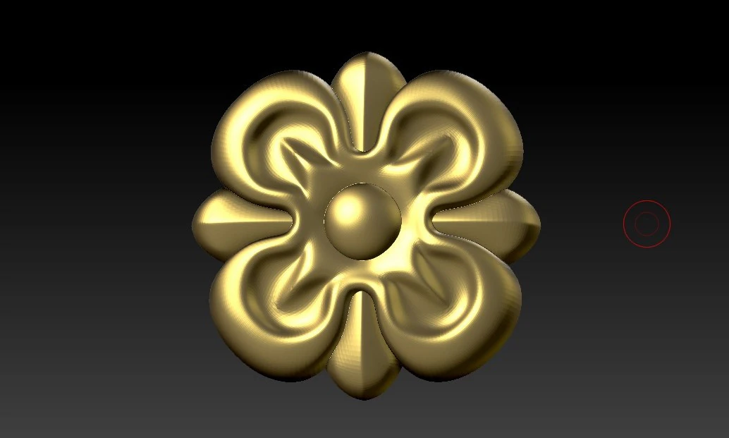 Classic gold plated wooden mirror frame produced by CNC carving machine 3D 3D Print Model .c4d .max .obj .3ds .fbx .stl .blend