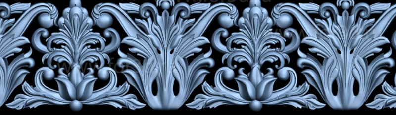 Dekoracyjne wzory na sufity, ściany, ramki do luster, ramki do zdjęć, wyjście maszynowe CNC Model do druku 3D .c4d .max .obj .3ds .fbx .stl .blend 