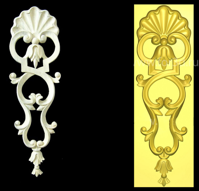 Dekoracyjne wzory na sufity, ściany, ramki do luster, ramki do zdjęć, wyjście maszynowe CNC Model do druku 3D .c4d .max .obj .3ds .fbx .stl .blend 