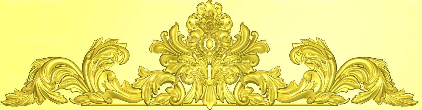 Decorative patterns beds for ceilings walls mirror frames picture frames CNC machine output 3D Print Model .c4d .max .obj .3ds .fbx .stl .blend 