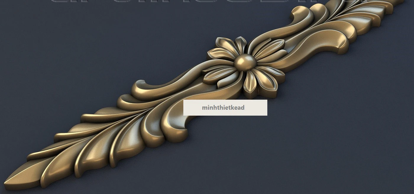 Decorative patterns for ceilings walls mirror frames picture frames CNC machine output 3D Print Model .c4d .max .obj .3ds .fbx .stl .blend 