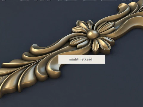 Декоративні візерунки для стелі, стін, рам для дзеркал, рам для картин, вихід на станок з ЧПУ 3D Принт Модель