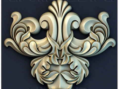 Декоративні візерунки для стелі, стін, рам для дзеркал, рам для картин, вихід на станок з ЧПУ 3D Принт Модель