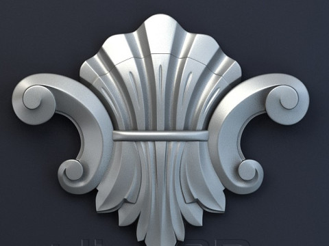 Tavanlar için dekoratif desenler duvarlar ayna çerçeveleri resim çerçeveleri CNC makine çıkışı 3D Baskı Modeli