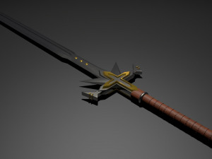 crusader sword 3D 모델