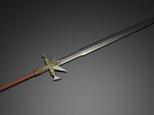 crusader sword 3D-Modell