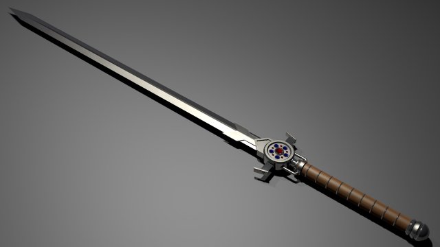 sword 3D 模型 .c4d .max .obj .3ds .fbx .stl .blend