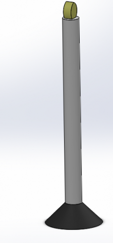 candle statue 3D Print Model .c4d .max .obj .3ds .fbx .stl .blend 