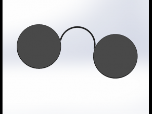 sun glasses 3D Принт Модель