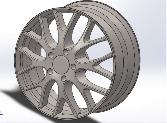 car wheel part 3D 프린트 모델 .c4d .max .obj .3ds .fbx .stl .blend 