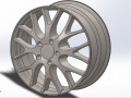 Car wheel part 3D-Modell