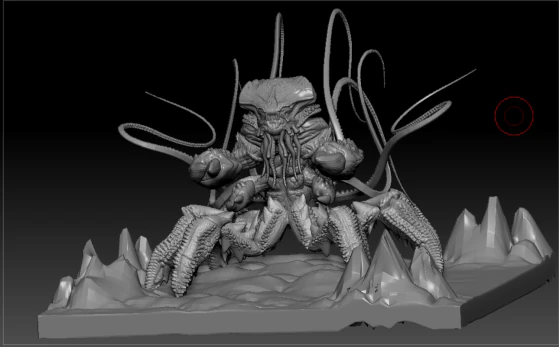 海怪 3D 打印模型 .c4d .max .obj .3ds .fbx .stl .blend 