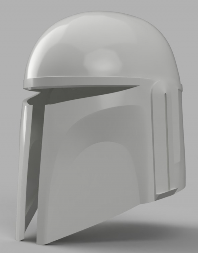 reloj de la muerte mandalorian helmet star wars 3D 打印模型 .c4d .max .obj .3ds .fbx .stl .blend