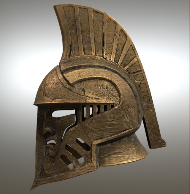 casco enano skyrim 3D Принт Модель .c4d .max .obj .3ds .fbx .stl .blend 