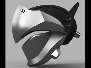 genji casco overwatch 3D Принт Модель