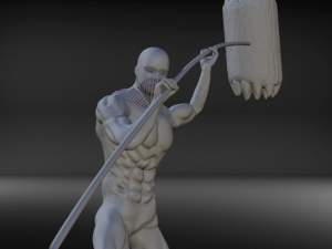 hammer titan - shingeki no kyojin - attack on titan 3D Print Model
