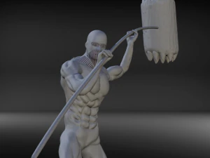 hammer titan - shingeki no kyojin - attack on titan 3D Print Model