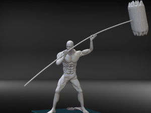 hammer titan - shingeki no kyojin - attack on titan 3D Print Model