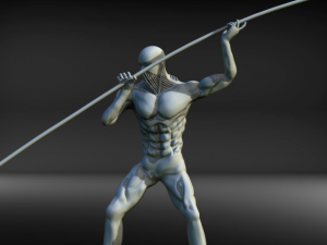 hammer titan - shingeki no kyojin - attack on titan 3D Print Model