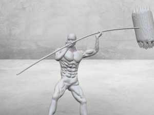hammer titan - shingeki no kyojin - attack on titan 3D Print Model
