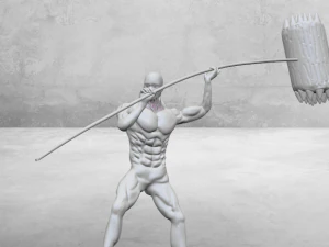 hammer titan - shingeki no kyojin - attack on titan 3D Print Model