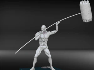 hammer titan - shingeki no kyojin - attack on titan 3D Print Model