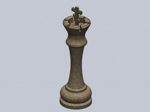 chess figure king 3D Print Model
