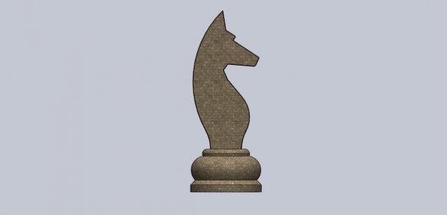 chess figure horse 3D Print Model .c4d .max .obj .3ds .fbx .stl .blend 