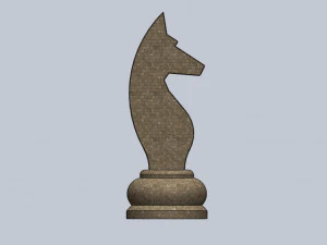 cavalo de xadrez Modelo de Impressão 3D