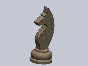 chess figure horse 3D Print Model