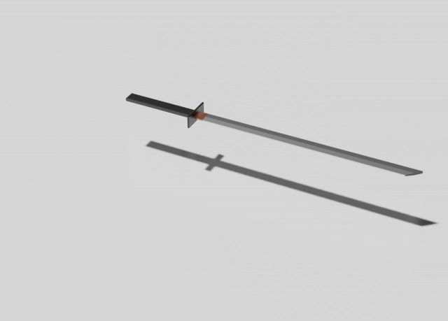 sword katana 3D Model .c4d .max .obj .3ds .fbx .stl .blend 