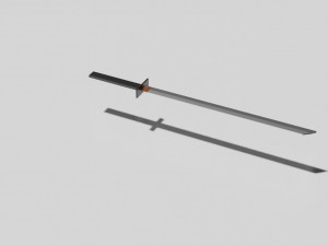 sword katana Modelo 3D
