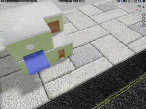 현대적인 건물 3D 모델