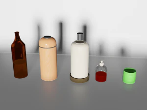 garrafas 3d 3D Model