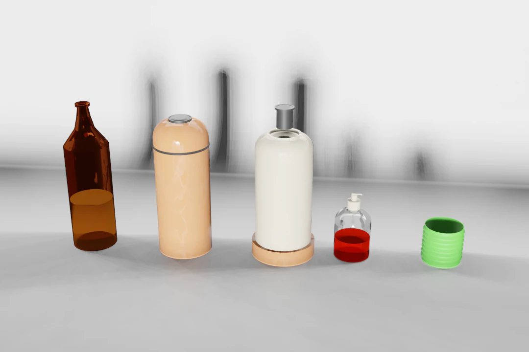 garrafas 3d 3D Model .c4d .max .obj .3ds .fbx .stl .blend 