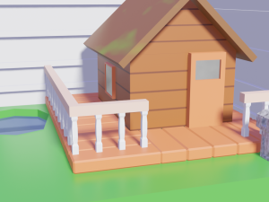 Low poly hause Model 3D