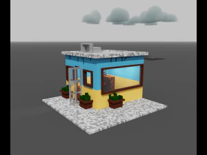 Snackbar voxel 3D Model