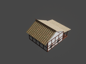 House low poly Modello 3D